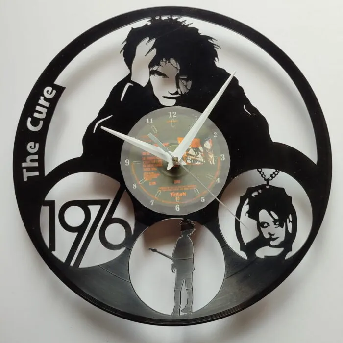 The Cure Ρολόι Τοίχου Δίσκος Βινυλίου 30cm χρώμα: μαύρο The Cure - Image 1