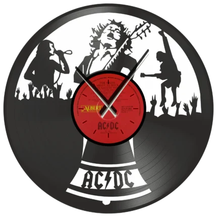 ACDC For Those About to Rock We Salute You vinyl clock time machine