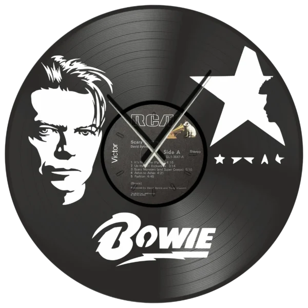 David Bowie Scary Monsters vinyl clock time machine