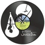 Frank Sinatra fly me to the moon vinyl clock time machine
