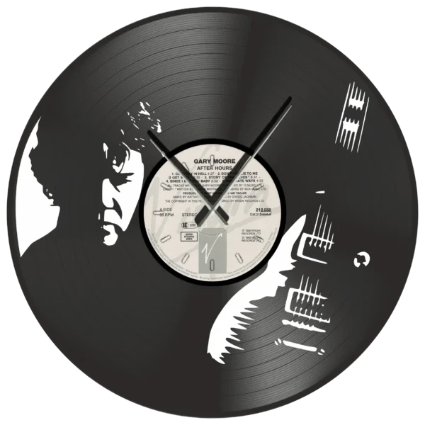 Gary Moore After Hours vinyl wall clock