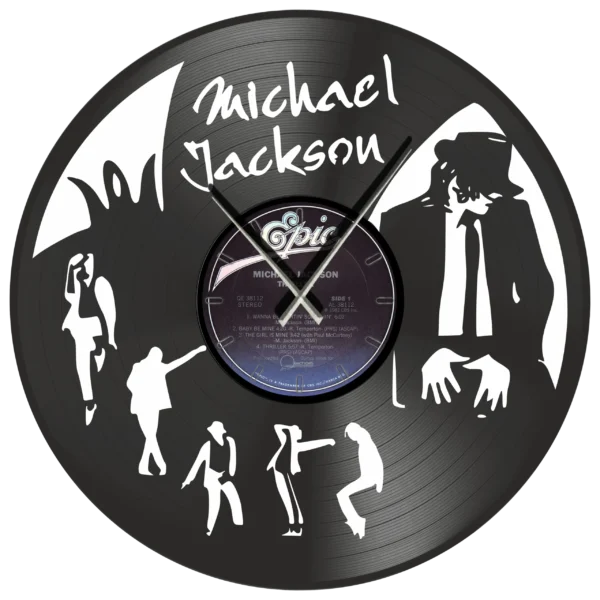 Michael Jackson Thriller vinyl clock time machine