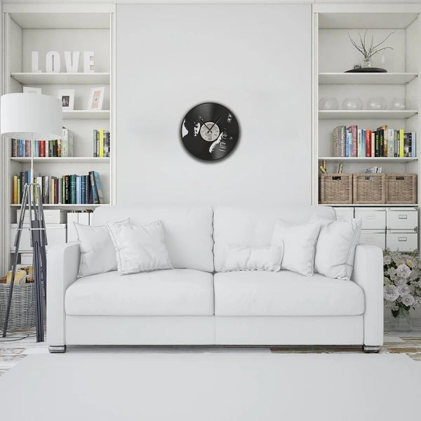 Ρολόι Τοίχου Δίσκος Βινυλίου 30cm χρώμα: μαύρο Gary Moore After Hours - Image 4