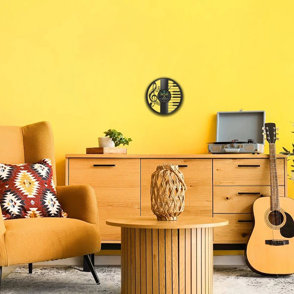 Ρολόι Τοίχου Δίσκος Βινυλίου 30cm χρώμα: μαύρο Bet That You Look Good On The Dance floor - Image 4