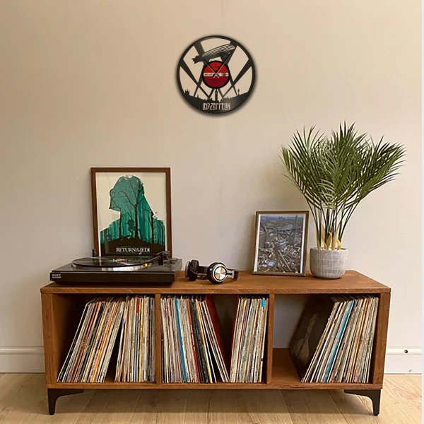 Ρολόι Τοίχου Δίσκος Βινυλίου 30cm χρώμα: μαύρο  Metallica Master Of Puppets - Image 2