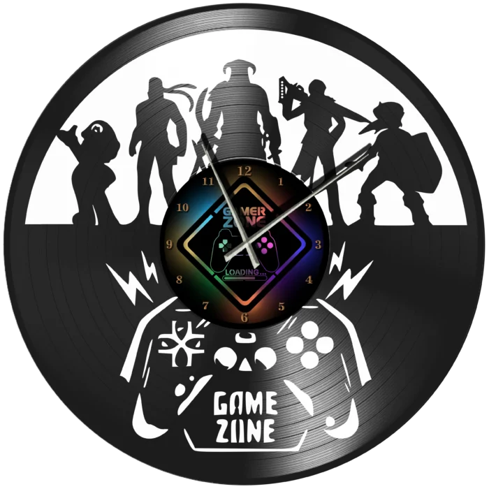 game_zone_vinyl_clock_time_machine game zone vinyl clock timemachine