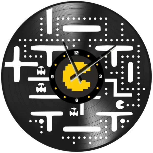 pacman vinylclock timemachine