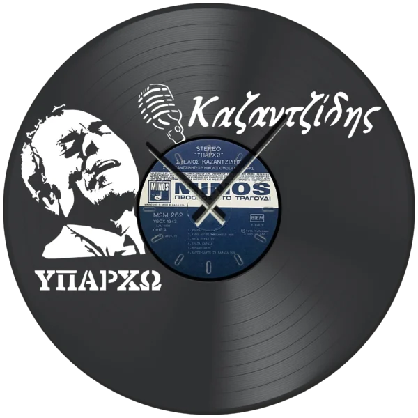vinyl clock Υπάρχω