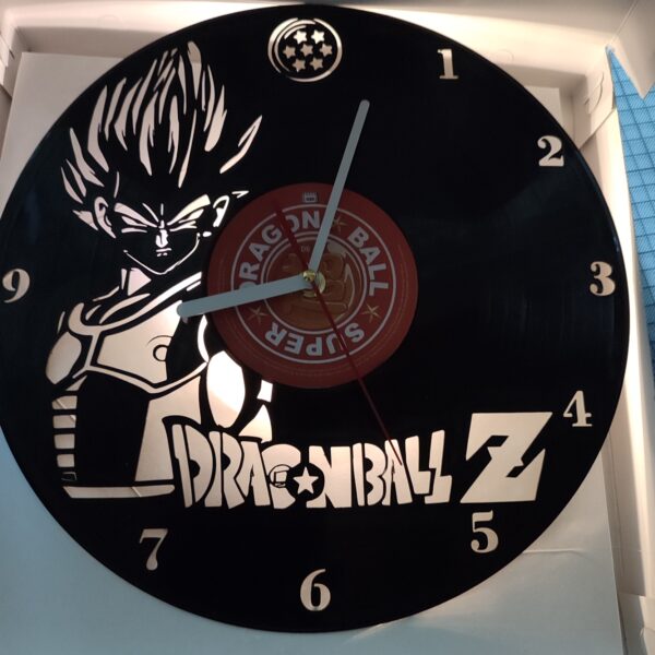 Ρολόι Τοίχου Δίσκος Βινυλίου 30cm χρώμα: μαύρο Dragon BaLL - Image 2