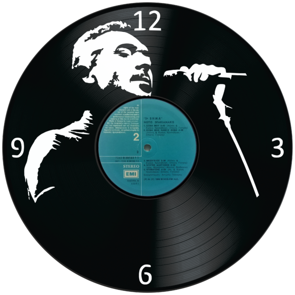 Ρολοι τοίχου δικός βινύλιου Ντότης Σφακιανάκης