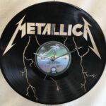 Ρολόι Τοίχου Δίσκος Βινυλίου 30cm χρώμα: μαύρο Metallica – Ride The Lightning