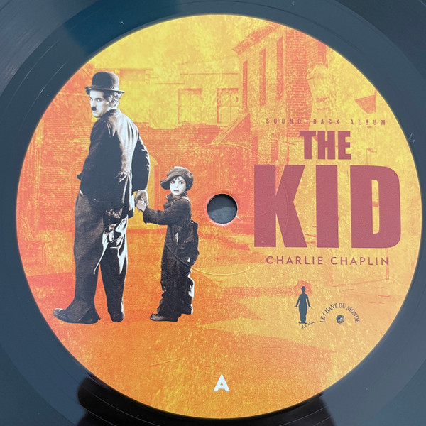 Ρολόι Τοίχου Δίσκος Βινυλίου 30cm χρώμα: μαύρο Charlie Chaplin The Kid - Image 2